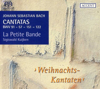 the album cover for J Bach S / Suh / Noskaiova / Van Der Crabben - Christmas Cantatas