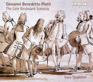 the album cover for Luca Guglielmi - Late Keyboard Sonatas
