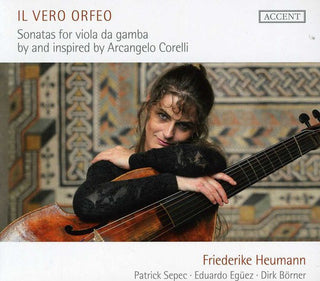 the album cover for Friederike Heumann - Il Vero Orfeo: Sonatas for Viola Da Gamba