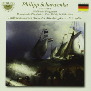 the album cover for Scharwenka / Philharmonisches Orch / Solen - Wald: Und Berggeister Op 37 / Dramatische