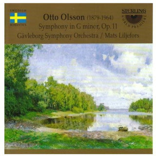 the album cover for Olsson / Liljefors / Gavleborg Symphony Orchestra - Symphony in G minor