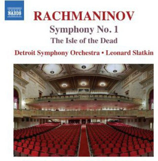 the album cover for LEONARD SLATKIN - Symphony No 1: Isle of the Dead