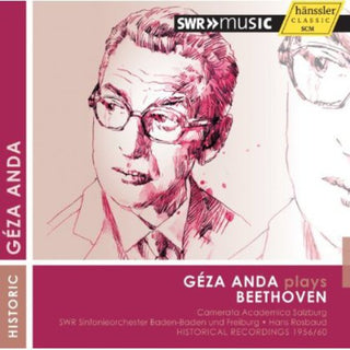 the album cover for Geza Anda - Geza Anda Plays Beethoven