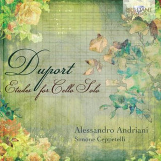 the album cover for Alessandro Andriani - Etudes for Cello Solo