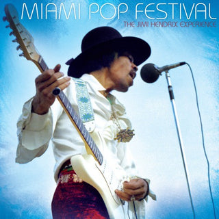 the album cover for The Jimi Hendrix Experience - Miami Pop Festival