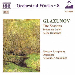 the album cover for Alexander Anissimov - Seasons / Scenes de Ballet / Scene Dansante
