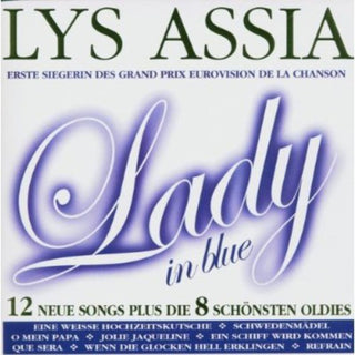 the album cover for Lys Assia - Lady in Blue