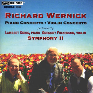 the album cover for LAMBERT ORKIS - Piano & Violin Concertos
