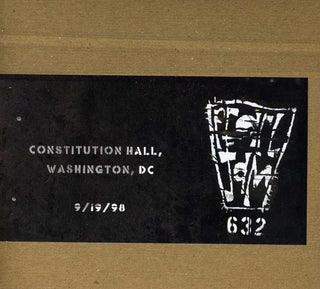 Pearl Jam- Official Bootleg: Constitution Hall DC 9/19/98