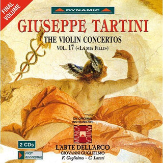 the album cover for Federico Guglielmo - Violin Concertos 17: La Mia Filli