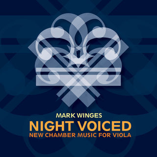 the album cover for Karen Rosenak - Night Voiced: New Chamber Music for Viola
