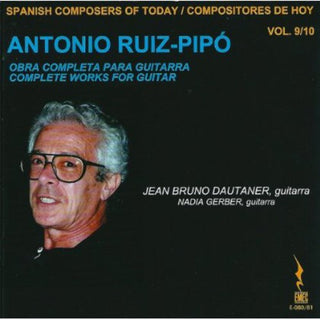 the album cover for Jean Bruno Dautaner - Spanish Composers of Today