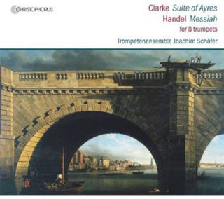 the album cover for Joachim Schafer Trumpet Ensemble - Messiah / Suite of Ayres
