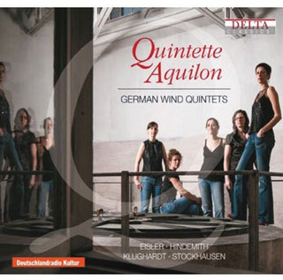 the album cover for Klughardt / Aquilon Quintet - German Wind Quintets (Jewl) (Ocrd)