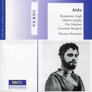 the album cover for Verdi / Gigli / Caniglia / Stignani - Aida