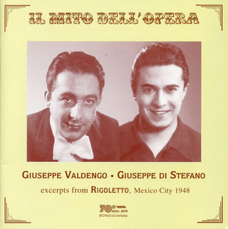the album cover for Verdi / Di Stefano / Valdenbo / Rufino / Cellini - Rigoletto