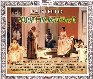 the album cover for Paisiello / Marchi / Auyanet / Manzino / Destefano - Socrate Immaginario