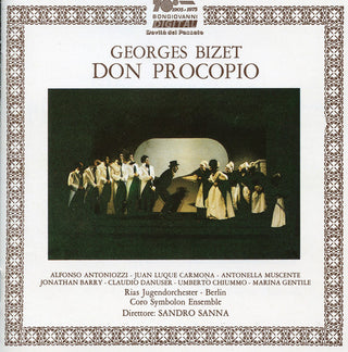 the album cover for Bizet / Sanna / Berlin Coro Symbolon Ensemble - Don Procopio