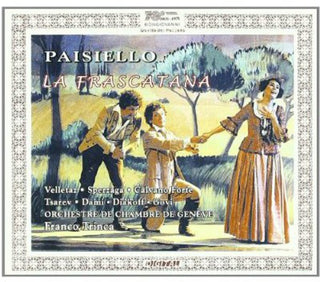 the album cover for Paisiello / Velletaz / Tsarev / Govi / Trinca - Frascatana