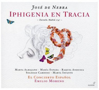 the album cover for Emilio Moreno - Iphigenia en Tracia