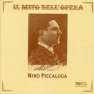 the album cover for Nino Piccaluga - Opera Arias
