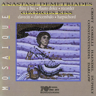 the album cover for Handel / Demetriades - Sonata in Do Maggiore Op 1 N 7 Per Flauto E B.C.
