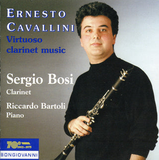 the album cover for Cavallini / Bosi / Bartoli - Virtuoso Clarinet Music