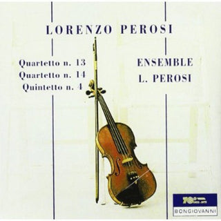 the album cover for Ensemble L. Perosi - Quartetto N 13 in la Minore Per Due Violini