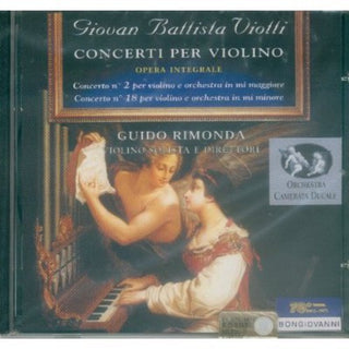 the album cover for Guido Rimonda - Violin Concertos