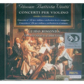 the album cover for Guido Rimonda - Violin Concertos
