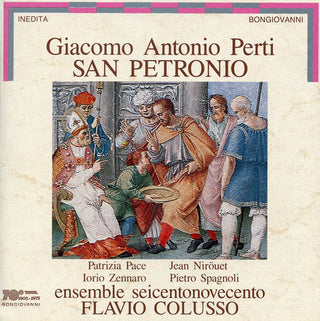 the album cover for Perti / Pace / Ensemble Seicentonovecento - San Petronio