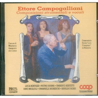 the album cover for Campogalliani / Bertazzi / Bertetti - Trio Per Violino / Violoncello E Piano