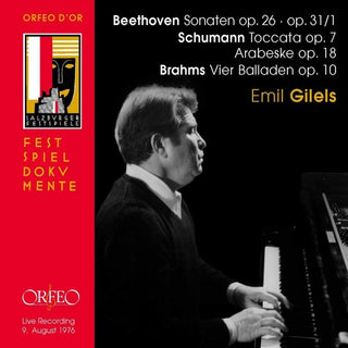 the album cover for Emil Gilels - Sonaten / Toccata / Arabeske / Vier Balladen