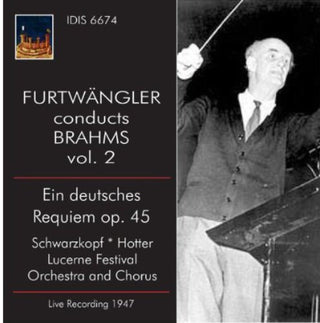 the album cover for Mahler/Debussy - Wilhelm Furtwangler Conducts Brahms 2