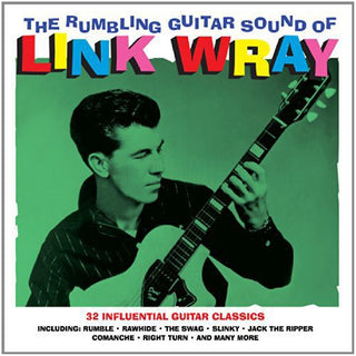 the album cover for Link Wray - Rumblin Guitar Sounds of