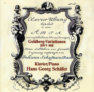 the album cover for Hans-Georg SchÃ¤fer - Goldberg Variations