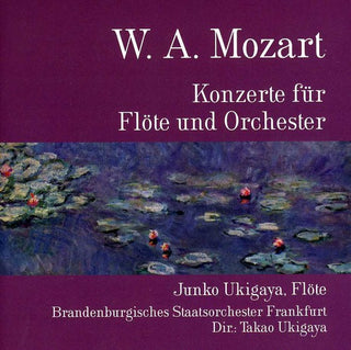 the album cover for Junko Ukigaya - Konzerte Fur Flote & Orch