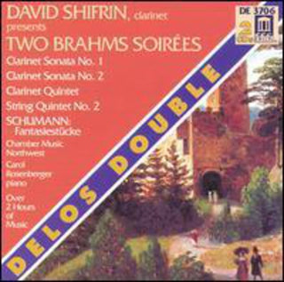 the album cover for BRAHMS/SCHUMANN - Two Brahms Soirees