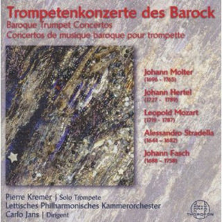 the album cover for Molter / Jans / Lettisches Phil Kammerorch - Baroque Trumpet Concert