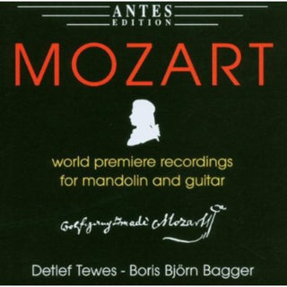 the album cover for Boris Bjoern Bagger - Works for Mandolin & Guitar