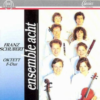 the album cover for Acht - Octet in F D. 803