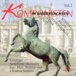the album cover for GÃ¶ttinger Symphonie Orchester - Composers from Saxony 2 / Various