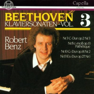 the album cover for Robert Benz - Klaviersonaten 3