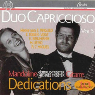 the album cover for Duo Capriccioso - Dedications 5: De Aires Antiguos / Spiral Dance