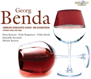 the album cover for Benda / Bertuzzi / Ensemble Arcomelo - Chamber Music & Songs