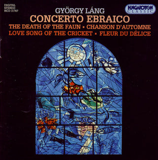 the album cover for Lang / Leila Rasonyi / Budapest SO - Concerto Ebraico / Piano Pieces
