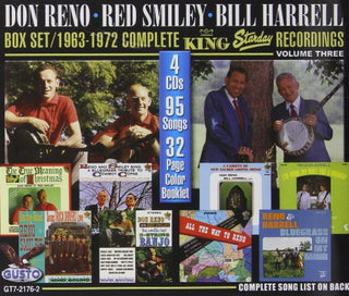 the album cover for Don Reno / Smiley,Red / Harrell,Bill - 1963-1972 Complete King Starday Recordings: 3 [With Booklet]