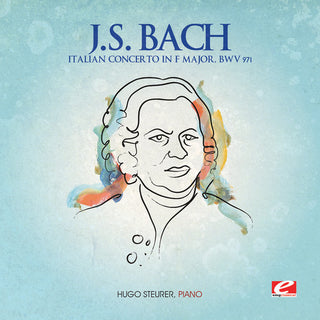 the album cover for J Bach S - Italian Concerto F Major