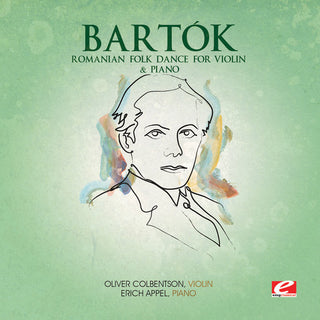 the album cover for Bartok - Romanian Folk Dance for Violin & Piano