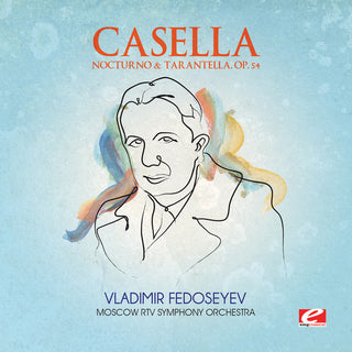 the album cover for Casella - Nocturno and Tarantella